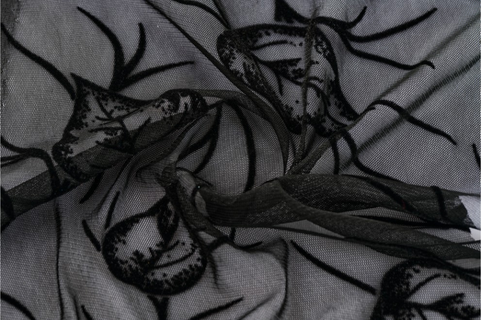 Pes Tulle Leaf Flocking